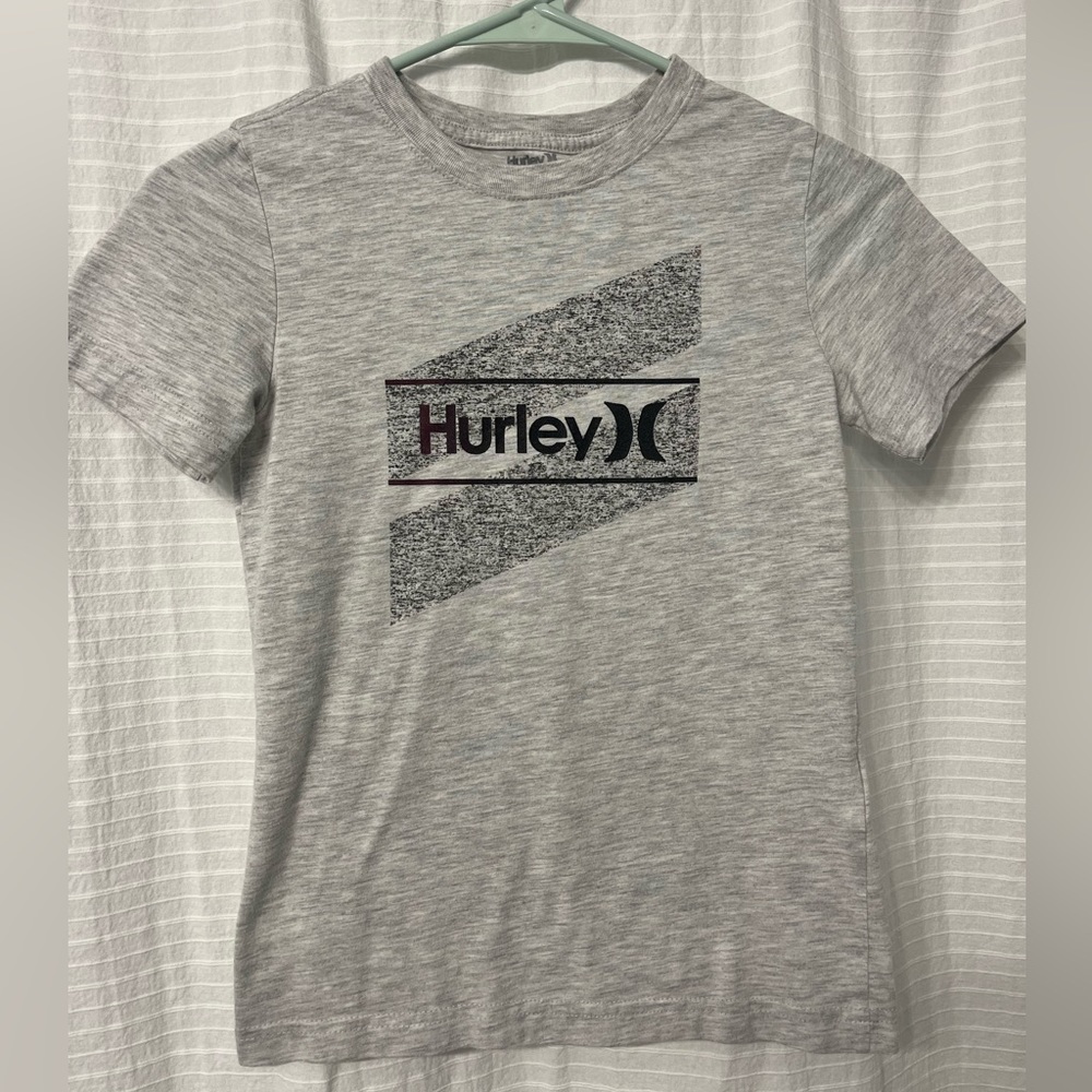 Hurley Kids Gray T-Shirt Small - Used